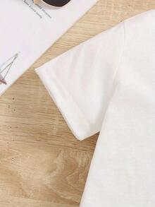 Sommer T-Shirt, Kinder T-Shirt mit kurzen Ärmeln und rundem Ausschnitt | Inspirierendes religiöses Design, bedruckt mit dem Text "JESUS IS MY BEST FRIEND/MY GOD/MY KING", das warme und positive Energie ausstrahlt. Hergestellt aus sorgfältig ausgewählten, weichen und hautfreundlichen Stoffen, bequem und einfach jeden Tag zu tragen, eine preiswerte Wahl. Baumwoll T-Shirt, Damen Sommer T-Shirts - Weiss - Übersicht 5