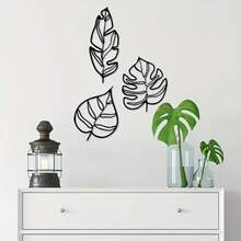 3 piezas, Decoración de Pared Animula de Tres Hojas, Arte para Colgar en la Pared, Decoración de Habitaciones, Decoración del Hogar, Decoración Festiva, Decoración para Eventos - TY3147-02 - Ver 4