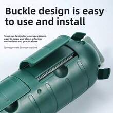 Weatherproof Outdoor Extension Cord Safety Cover - Durable Plastic, Electrician-Grade Waterproof Connector Box Cable Safety Junction Box Power Extension Cord Socket Protector - Green - View 7