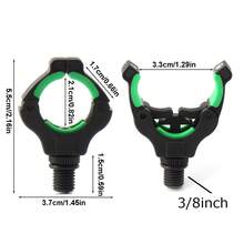 1pc/2pcs/3pcs/4pcs/5pcs Green Magnetic Nylon Fishing Rod Holder, European Style Fishing Accessories, Suitable For Various Rod Holders - Green - View 2