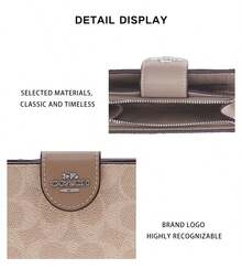 Coach Printed Ladies' Short Purse CW786SVPWH - Sand Yellow CW786SVPWH - View 9