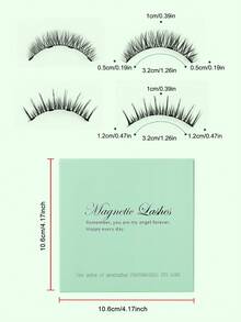 3D Magnetic Eyelashes – Easy To Apply, Reusable & Waterproof, Natural Look For Daily Wear, Parties & Festivals - View 2