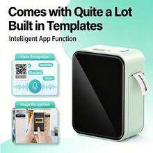 Marklife Thermal Label Printer For IOS & Android - Portable Sticker Maker Machine With Self-Adhesive White Label Roll | No Ink Needed, Instant Printing For Home, Kitchen Jar Labels, School Supplies, Clothing Name Tags, Office Storage & Gift Packaging - Multicolor - View 7
