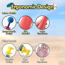 3pcs/Set Summer Pull-Action Colorful Water Gun Mini Foam Outdoor Beach Water Play Toy, Random Color - Multicolor - View 7
