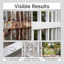 White Waterproof Paint 300g With Brush, Waterborne Antirust Coating, Fast Drying For Wood, Metal, Walls & Household Surfaces(Two Packaging Options Will Be Shipped Randomly.) - Resin Waterproof Paint - View 4
