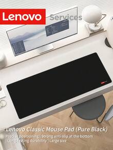 Lenovo 特大號電競滑鼠墊 350*700*3mm,XL 尺寸滑鼠鍵盤墊,縫邊設計,耐用防滑橡膠底,適用於居家與辦公室使用 - 查看 4