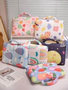 Bantal Pendingin Kecil, Cocok untuk Orang yang Mudah Terbakar Panas Saat Tidur, Bantal Tidur Siang Busa Memori yang Dapat Diatur, Cocok untuk Kantor - Inti Bantal Sedang-Keras, Cocok untuk Tidur Miring - Sarung Bantal yang Dapat Dilepas - MultiWarna - View 4