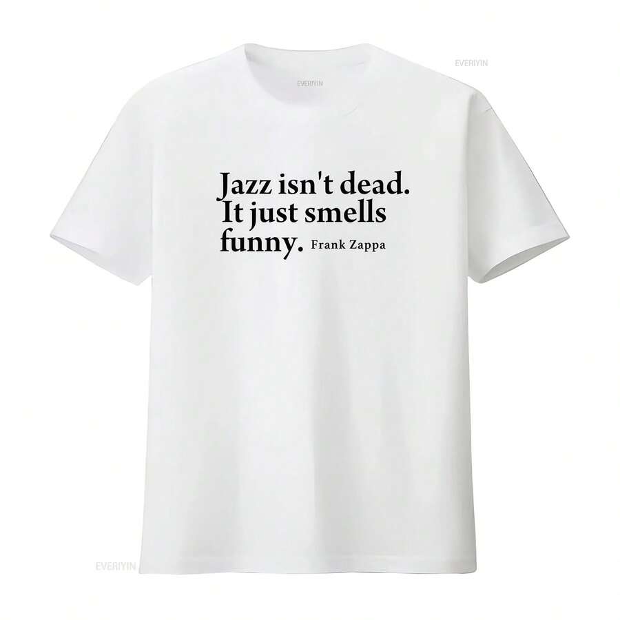 FRANK ZAPPA JAZZ T SHIRT FREE SOUL ROCK RARE VINYL STONES COLTRANE SUNRA ISN'T DEAD IT JUST SMELLS FUNNY DESIGN Vintage Washed - 款式 - 查看 1