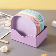 10pcs Household Dining Table Waste Plate, Slouchy Bone Dish Snack Plate, Creative Dining Table Waste Dish - Multicolor - View 10