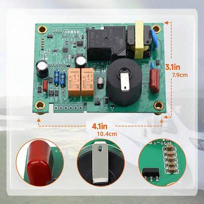 RV Furnace Ignition Control Board, Heater Fan Circuit Board Replacement Compatible With Suburban 520820, Camper Furnace Ignitor Module