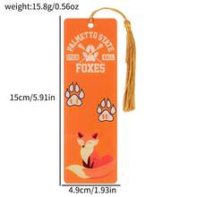 Thẻ đánh dấu sách bằng acrylic hình logo đội Fox Sports có tua rua - Thiết kế in hình nhân vật và số áo đấu, quà tặng lý tưởng cho người yêu sách và người hâm mộ thể thao. - Hình chữ nhật - Xem 15