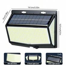 1/2pcs 100/468pcs LED Solar Outdoor Lights, Automatic Sensor Charging, Garden Home Camping Emergency Lighting - Solar Wall Lamp - View 12