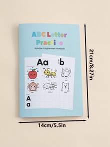 1本學生繪圖練習本趣味字母練習工作簿 返校季學習用品 畢業季禮物 適用多款圖案 26個字母繪圖練習 - 繪畫本 - 查看 12