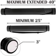 JJRING Black Poster Tube, 25 To 40 Extendable Poster Storage Holder Tube With Carrying Strap, Poster Carrying Blueprints, Scrolls, Maps And Architect Papers - Green - View 4
