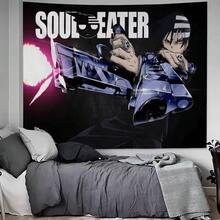 Anime Soul Eater DIY Wall Tapestry For Living Room Home Dorm Decor Wall Art Decor (1) - 樣式1 - 查看 2