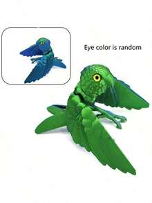 Model Burung Beo Pelangi Artikulasi Cetak 3D, Figur Burung Beo Berwarna-warni Realistis yang Dapat Dikoleksi, Mainan Geli Kreatif untuk Dekorasi Meja, Hadiah Ulang Tahun - MultiWarna - View 12