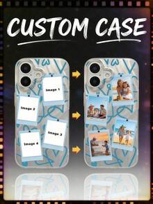 1pc Ốp lưng điện thoại cắt ảnh tùy chỉnh + tên phông chữ tương thích với iPhone 11/12/13/14/16/17/15 Pro Max, S26 Ultra/S26 Plus, v.v. các mẫu, tùy chỉnh ảnh cưới, quà tặng lý tưởng cho cặp đôi, bạn bè, gia đình, tốt nghiệp - Thời trang, Đa sắc, Retro, Dễ thương, Tối giản, Vui nhộn, Tùy chỉnh, Cá nhân hóa, Độc đáo, Quà tặng lý tưởng cho anh ấy, cô ấy, bạn trai, bạn gái, gia đình, bạn bè, ông bà, kỷ niệm, sinh nhật, lựa chọn theo mùa, Ốp lưng điện thoại 2026 - Bạc - Xem 4