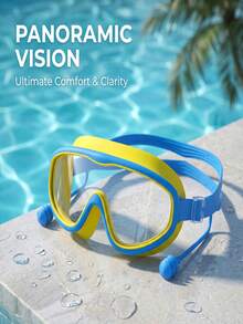 1 pieza Gafas de natación para adultos, ultra claras, antivaho y anti-UV, adecuadas para diversas actividades acuáticas, accesorio necesario para vacaciones - Multicolor - Ver 7