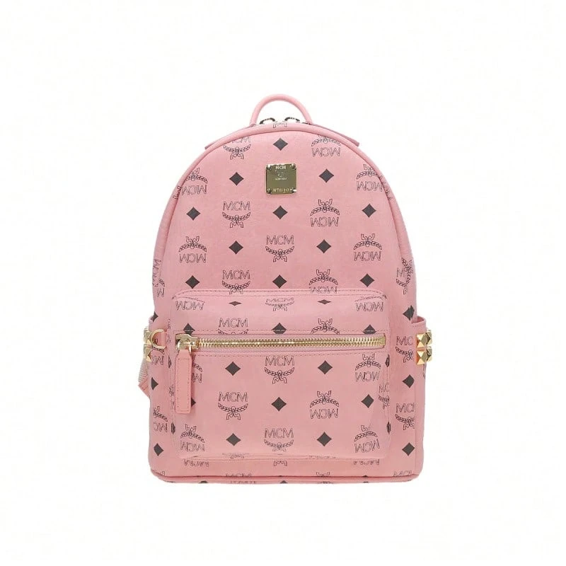 Mcm Stark Visetos Series Printed Men's Backpack MMKEAVE15PZ001 - 柔粉紅MMKEAVE15PZ001 - 查看 1