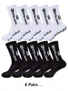 10/5 pares de calcetines deportivos para hombres, nuevos calcetines de fútbol con ventosas FS, calcetines deportivos cómodos y antideslizantes para exteriores, 2 piezas/4 piezas/6 piezas/8 piezas/10 piezas/20 piezas/30 piezas - Estilo A - Ver 14