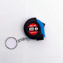 1pc Mini Retractable Tape Measure Keychain, 1m/3ft With Brake Lock Function; Compact And Portable, Suitable As Promotional Gift, Daily Use Or Party Favor; Also Applicable For Apartment And School Environment. - A - View 11