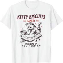 Camiseta de repostería con dise?o de gatitos - Blanco - Ver 1