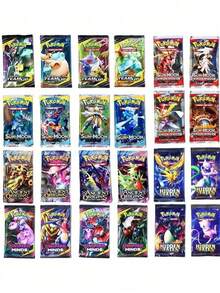 200 piezas Colección de Tarjetas Charizard Max Tarjetas de Batalla para 2 Jugadores Colección de Tarjetas Regalo para Fiestas - Multicolor - Ver 8