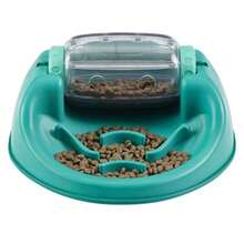 By Nina Ottosson Spin N' Eat Dog Puzzle And Slow Feeder, Level 2 Intermediate Enrichment Toy, Green - Spin N Eat Green - 查看 7