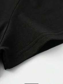 Blusas casuales para dama, playera de mujer algodón negra con texto "Faith Over Fear" y lazos rosas, manga corta holgada, tops de mujer estilo elegante, temporada 2026, ideal para salidas casuales y looks con estilo - Negro - Ver 3