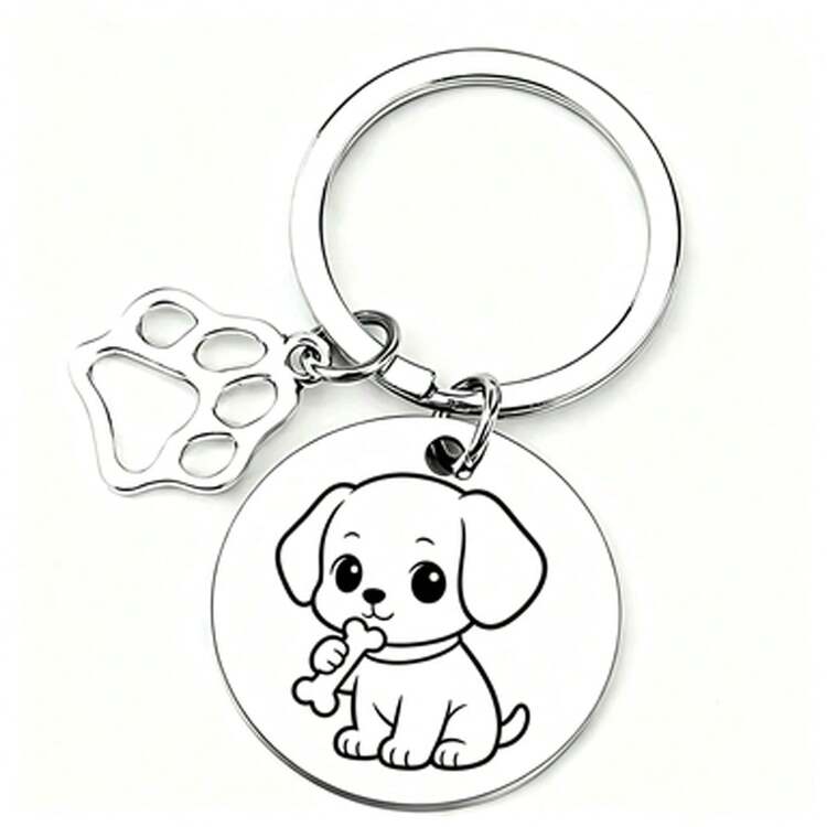 High Cost-Effective Pet Collar Accessories, Solid Stainless Steel ID Tag Pendant, Well-Made With Durable Material, Easy To Assemble/Disassemble And Clean, Suitable For Common Household Pets - Multicolor - View 6
