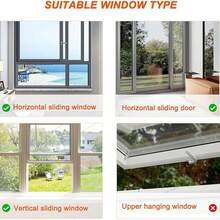 Cerradura de ventana deslizante - 2 piezas Cerradura de de ventana ajustable con llaves, tope de puerta antirrobo de aleación de aluminio, adecuado para puertas y ventanas deslizantes verticales/horizontales, cerradura de , garantiza la del hogar - irregular - Ver 8