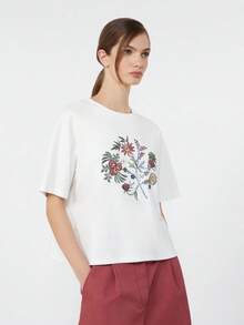 Women T-Shirts - 白色 - 查看 4