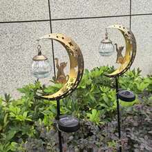 1個太陽能鐵製貓咪插樁燈，戶外花園裝飾景觀路燈 - 查看 5
