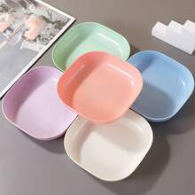 10pcs Household Dining Table Waste Plate, Slouchy Bone Dish Snack Plate, Creative Dining Table Waste Dish - Multicolor - View 6