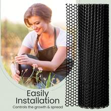Outdoor Protective Net, PC Plastic Mesh Fence, Multi-Functional Garden Fence Net (Suitable For Pets And Poultry), Small Animal Protective Net (Suitable For Rabbits, Chickens, Dogs), Snake-Proof Outdoor Protective Net (Black) - Multicolor - View 8