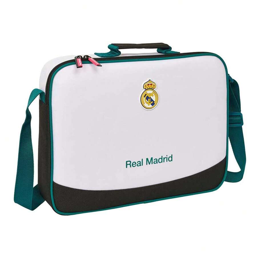 | Real Madrid Equip 26/27 Unisex Extra School Bag, Adjustable Shoulder Strap With Padded Handle, Zipper With Double Pull And Removable Semi-Rigid Bottom, One Size - Multicolor - View 1
