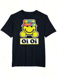 Camiseta para amantes de la música rave house de los 90s Raver Oi Oi Raving Tie Dye - Blanco - Ver 2