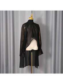Women Blouses & Shirts - Black - View 2