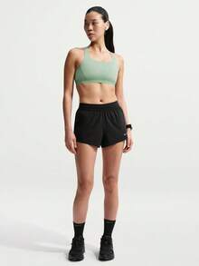 Nike Swift Breathe Dri-FIT 女款中腰跑步短裤（带内衬）IF1679-010 - 黑色 - 查看 6