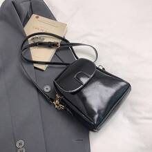 Bolso de mano moderno y versátil para mujer, estilo casual elegante con un toque de alta gama, bolso de hombro estiloso ideal para ir de compras. - Negro - Ver 2