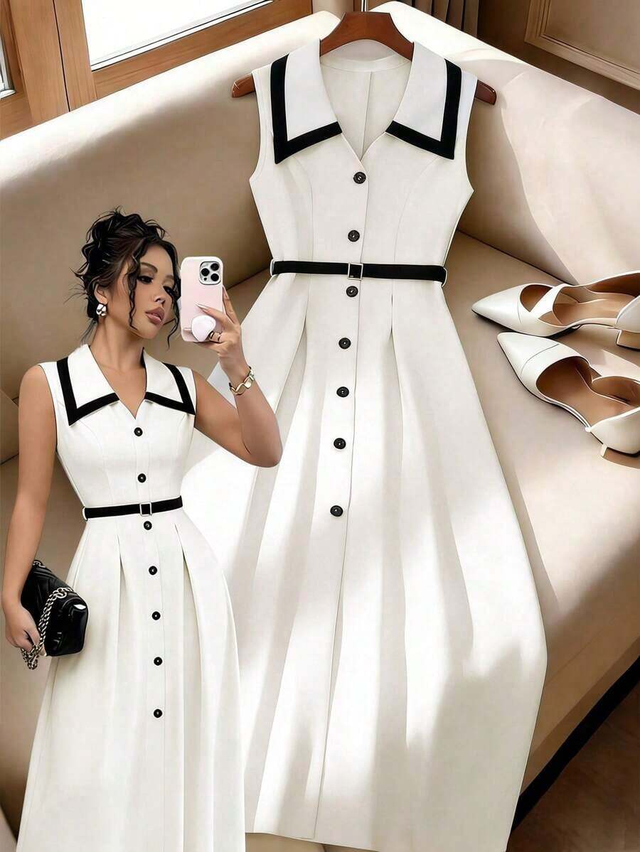 Women Midi Dresses - Multicolor 2 - View 1