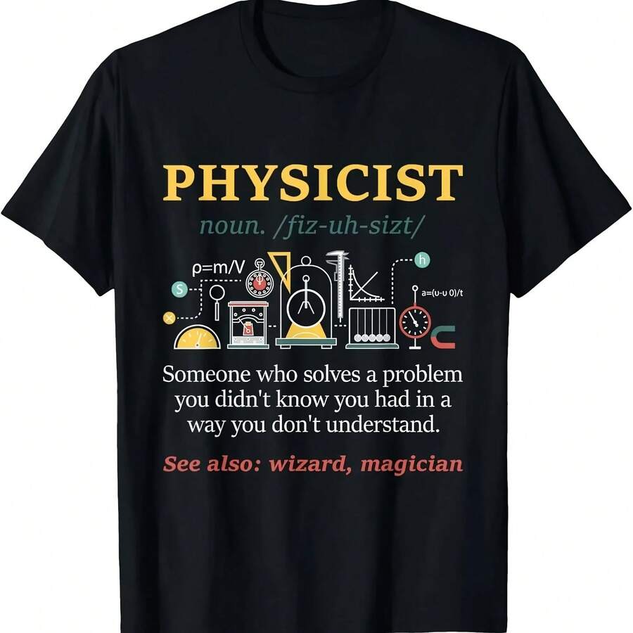Quantum Physics String Theory Physics Student Science T-Shirt Custom Printed Graphic T Shirts Women's T Shirt Camiseta - 款式 - 查看 1