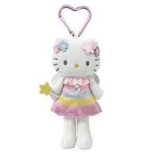 1 pieza Lindo peluche de Hello Kitty de piernas largas de Sanrio, muñeca decorativa con clip en forma de corazón para bolso/teléfono, disponible en varios colores, regalo festivo - Multicolor - Ver 10