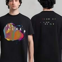 The Cure Mixes Of A Lost World Merch Two Sided Black T-Shirt - Black - View 1