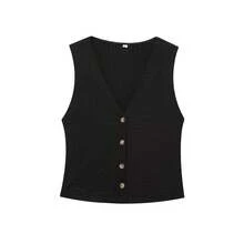 MUJER Conjuntos de pantalones para mujer, conjuntos de pantalones texturizados de cintura alta para mujer, chaleco sin mangas de 2 piezas, conjunto de mujer, conjuntos de trajes para mujer - los 2 primeros - Ver 3