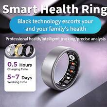 2026 Upgraded Waterproof Smart Ring, Wireless Connection, Multiple Sports Modes, Lightweight As A Feather, Sleep Mode, Pedometer, Comfortable Design, Ideal Gift For Friends - View 18