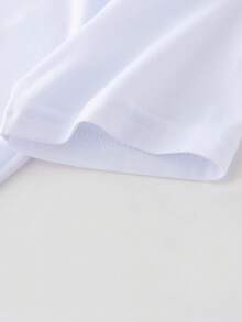 Too Cute To Pinch Kids Printed T-Shirt - White - View 5