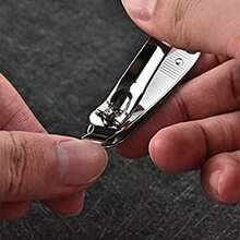 Cortaúñas de acero inoxidable con borde inclinado para cortar uñas, herramienta de manicura y pedicura - 1 - Ver 6