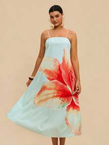 Women Midi Dresses - Multicolor - View 2
