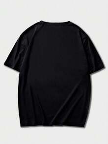 Camiseta Casual de Verano para Hombre Zrgoth, Versátil y de Manga Corta, de K-GLORY, con Eslógan en Inglés Impreso - Negro - Ver 6